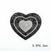 Star & Heart Rhinestone Iron-On Patches