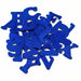 Blue Pop Font 5cm Iron-On Patch Letters