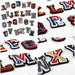 3D Multi Coloured 5cm Embroidered Sew On Patch Letters