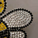 Rhinestone Bumble Bee Iron-On Patch