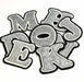 Silver Glitter 5cm Iron-On Patch Letters