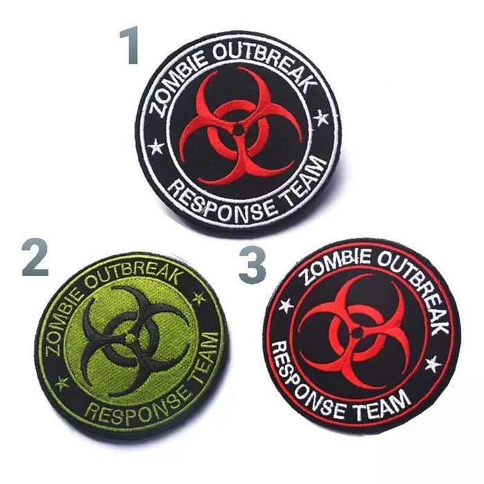 Zombie Outbreak 8cm Halloween Sew On Patches