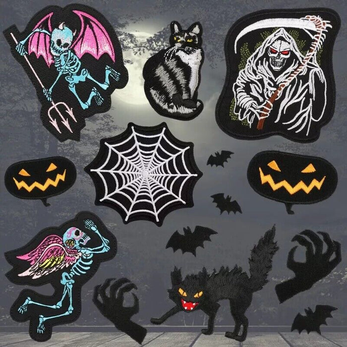 Halloween Dark Days Collection Iron-On Patches