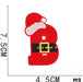 Christmas Mashup Embroidered 7cm Iron On Patch Letter B