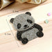 Panda Rhinestone Iron-On Patches