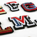 3D Multi Coloured 5cm Embroidered Sew On Patch Letters