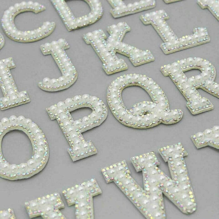 Girly Font Lowercase Alphabet Clear Iron-on Rhinestone Transfer by JCS  Rhinestones