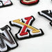 3D Multi Coloured 5cm Embroidered Sew On Patch Letters