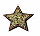 Glitter Sparkle Star 4.2cm Iron On Patch