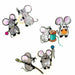 Crafty Mice 10cm Sequin Iron-On Patches