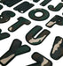 Camouflage 6.4cm Embroidered Iron On Patch Letters