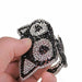 Black Cat Rhinestone Iron-On Patch