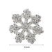 Snowflake Rhinestone 9.5cm Iron-On Patches