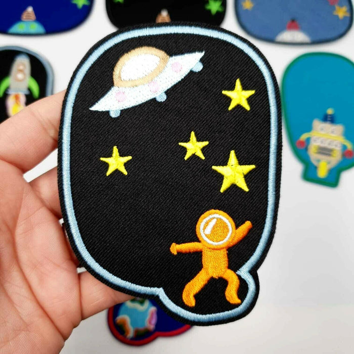 Astronaut NASA Space Embroidered Iron On Patch