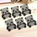 Panda Rhinestone Iron-On Patches