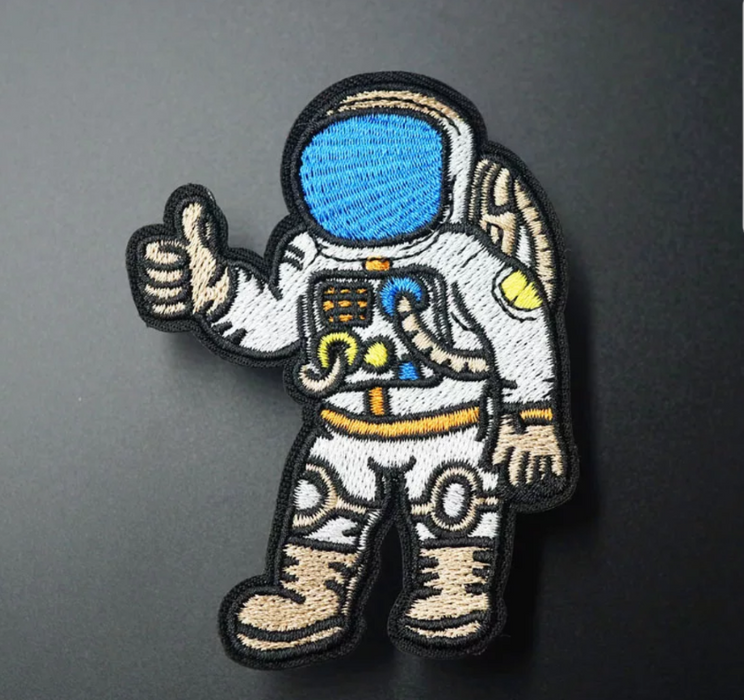 Astronaut Embroidered 9.2cm Iron-On Patch