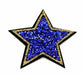 Glitter Sparkle Star 4.2cm Iron On Patch