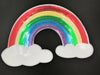 Large 24.5cm Rainbow Sequin Iron-On Patch